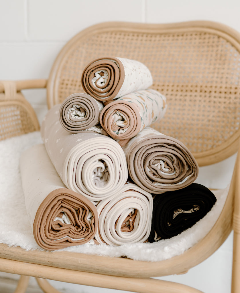Bamboo & Organic Cotton two tone blankets
