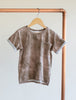 Bamboo & Organic Cotton kids t-shirt tan stonewash