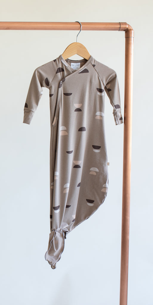 Bamboo & Organic Cotton baby knot gown