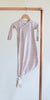 Bamboo & Organic Cotton baby knot gown floral