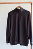 Bamboo & Organic Cotton Adult Grey Purple Quarter zip pullover