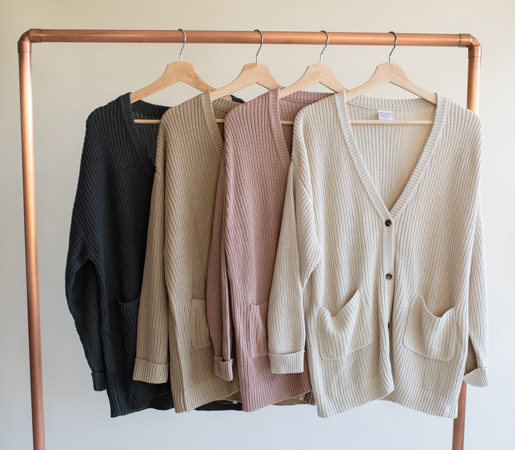 Long Buttoned Cardigan / Jacket