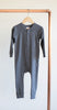 Bamboo & Organic Cotton baby blue grey sleeper pajamas
