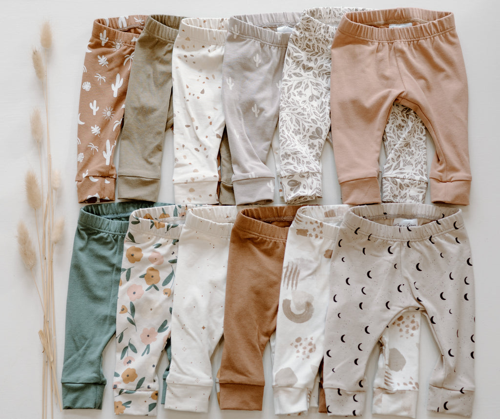 Organic Cotton New Baby Boy Girl Leggings Trousers Soft Stretch Jersey Pants  | eBay