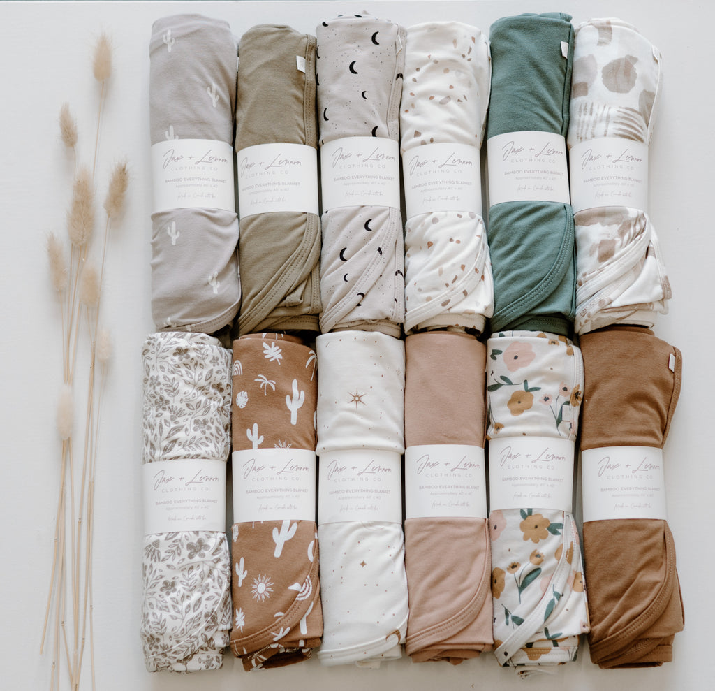 Bamboo & Organic Cotton baby blanket
