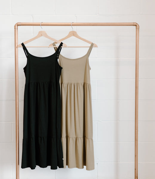 Bamboo & Organic Cotton Ladies Midi Dress