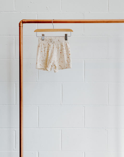 Kids Bamboo & Organic Cotton Speckled Relaxed Shorts