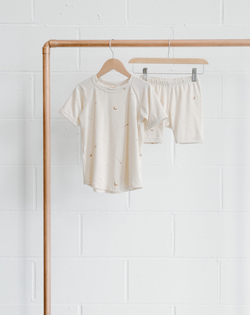 Bamboo & Organic Cotton Kids Shooting star Short sleeve pyjama set