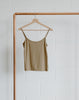 Bamboo & Organic Cotton Ladies olive green cropped Cami
