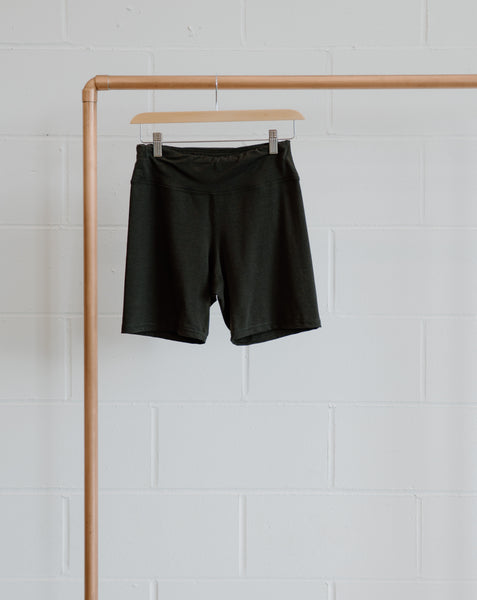Bamboo & Organic Cotton Ladies Black Bike Shorts 