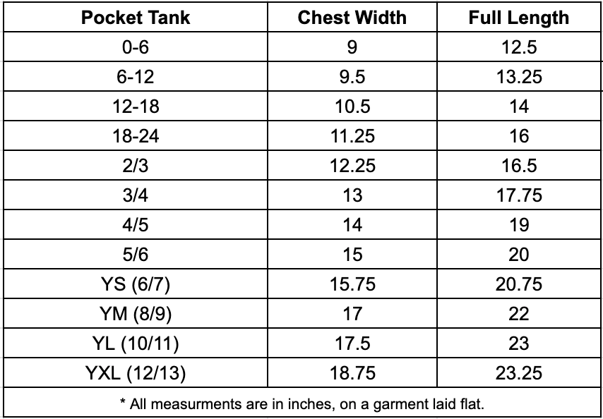 Pocket Tank – Jax and Lennon Clothing Co.